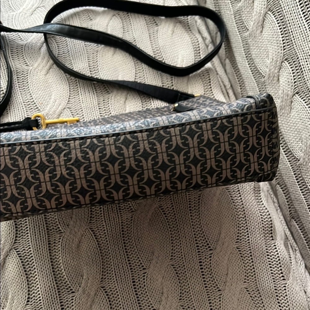 Fossil Black and Gold Crossbody Bag - Picture 3 of 6